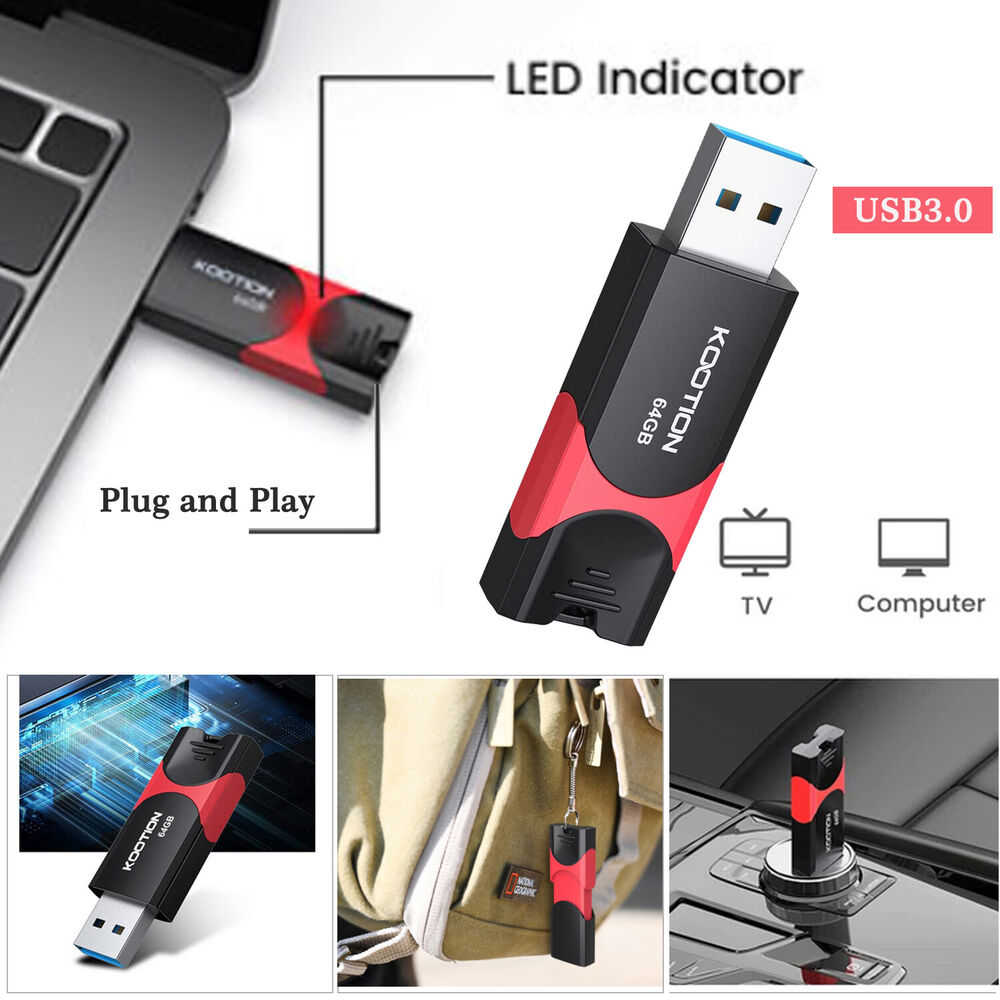 High-Speed USB 3.0 Flash Drive - Thumb Drive for Data Storage