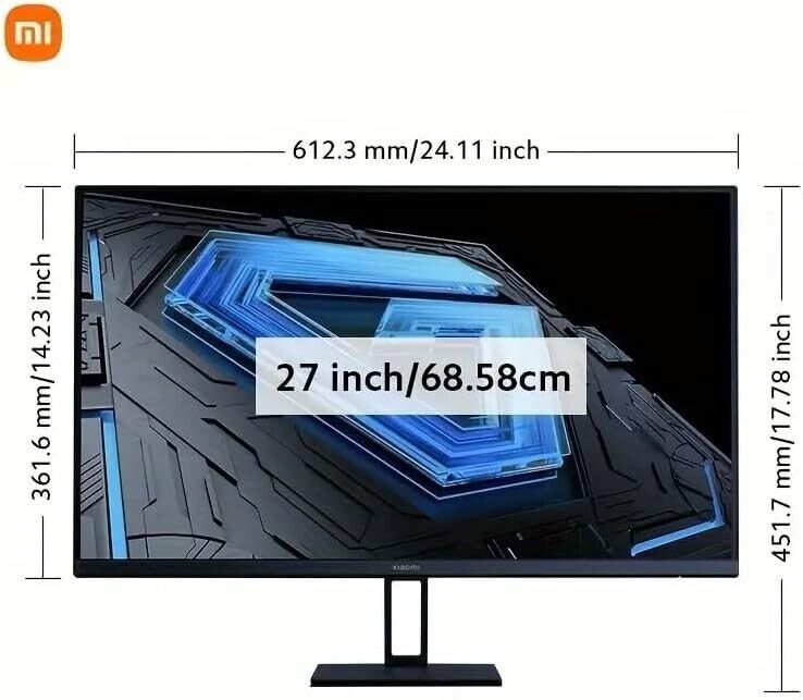 Xiaomi 27" Gaming Monitor with 165Hz Refresh Rate, 1ms Response Time