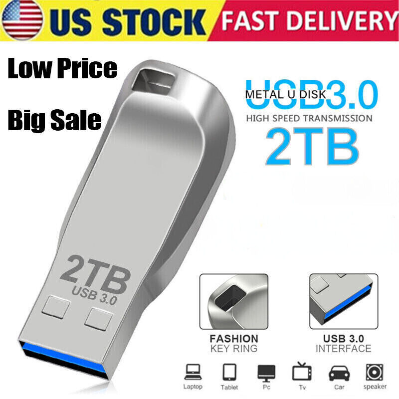 2TB High-Speed USB 3.0 Flash Drive - Thumb Drive for PC and Laptop Storage