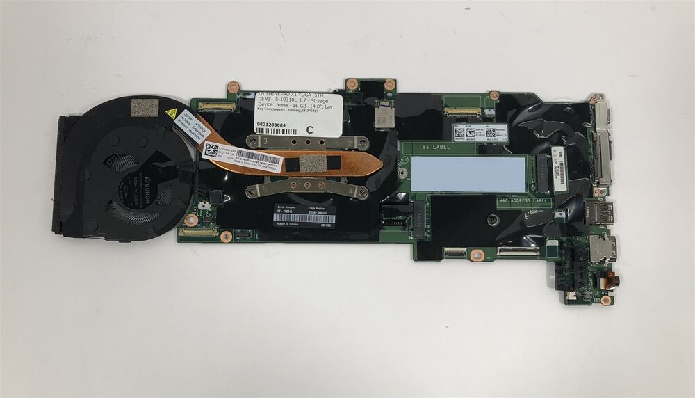 Lenovo ThinkPad X1 Yoga 5th Gen - i5-10310U, 1.7GHz, 16GB RAM Motherboard