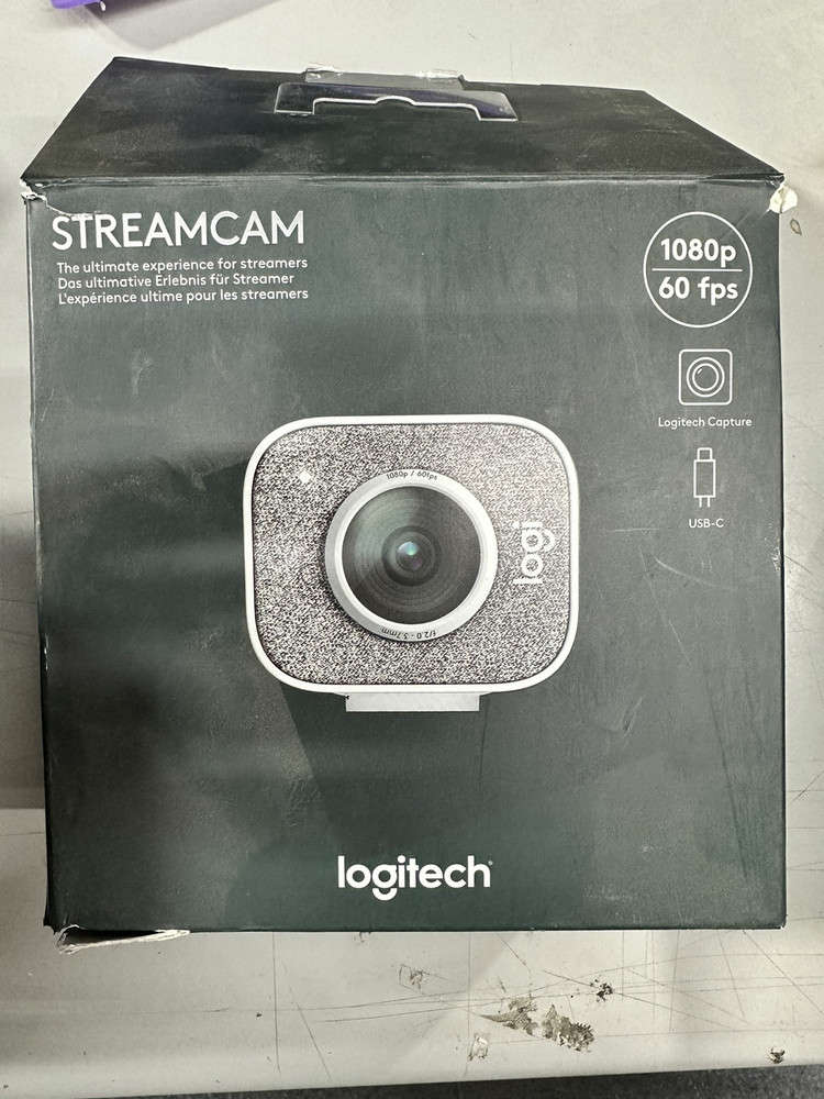 Logitech StreamCam Live Streaming Webcam - 1080p HD at 60fps