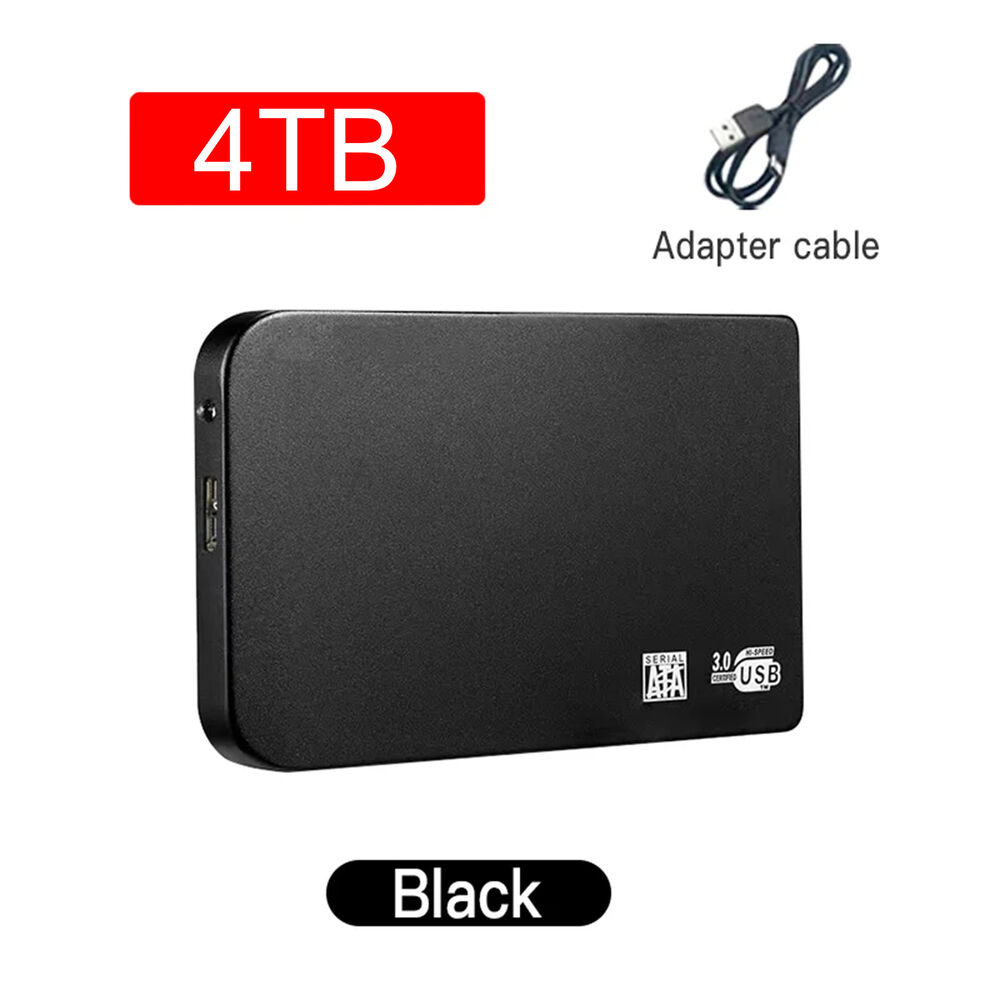 1/2/4TB High-Speed USB 3.0 External Hard Drive - Plug and Play Storage Solution