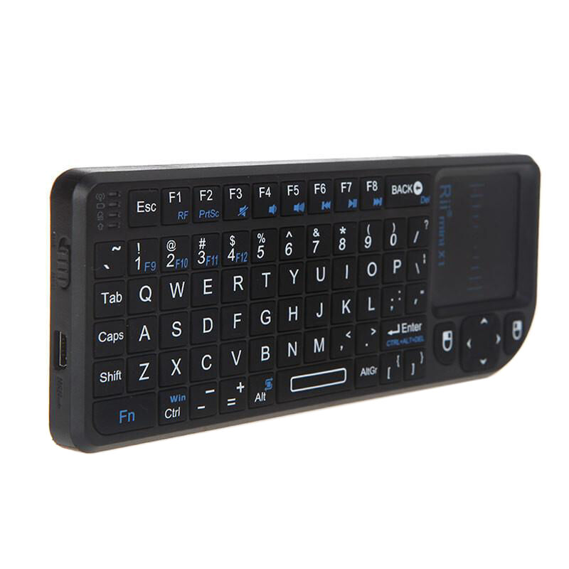Rii X1 2.4Ghz Wireless Mini Keyboard for PC, Smart TV, and Raspberry Pi