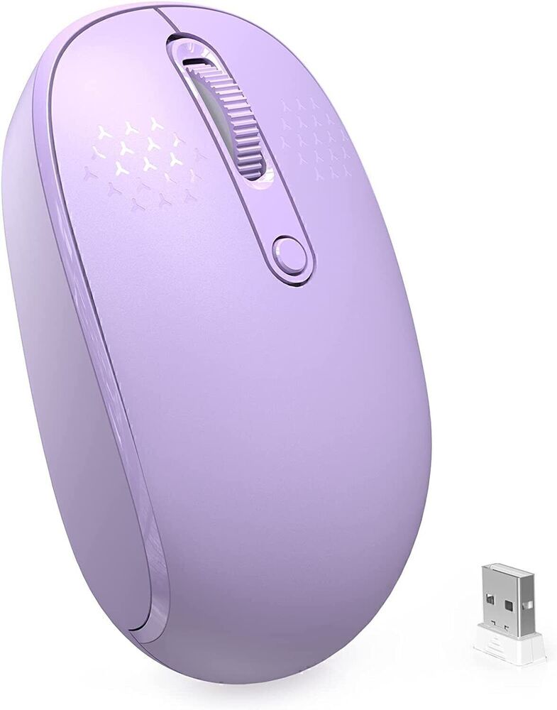 Silent 2.4GHz Wireless Mouse with USB Receiver
