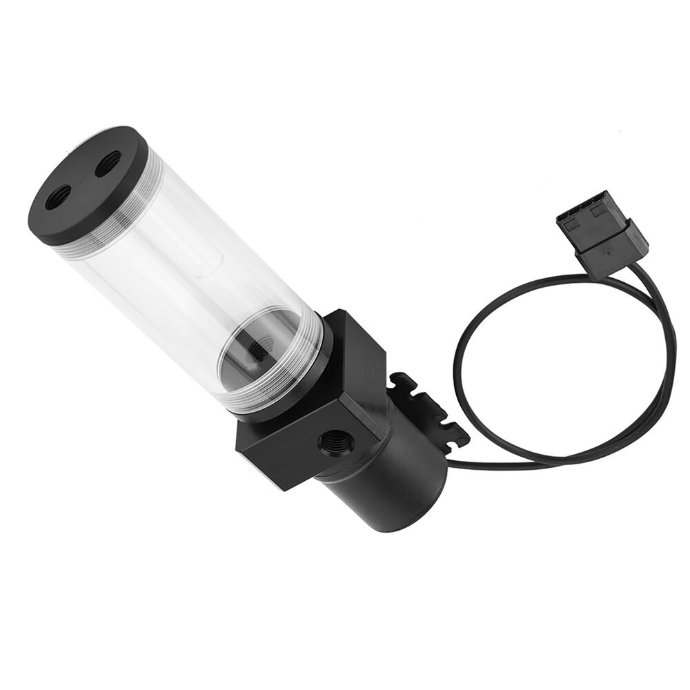 Premium Acrylic DIY Water Cooling Cylinder Reservoir with 19W Pump