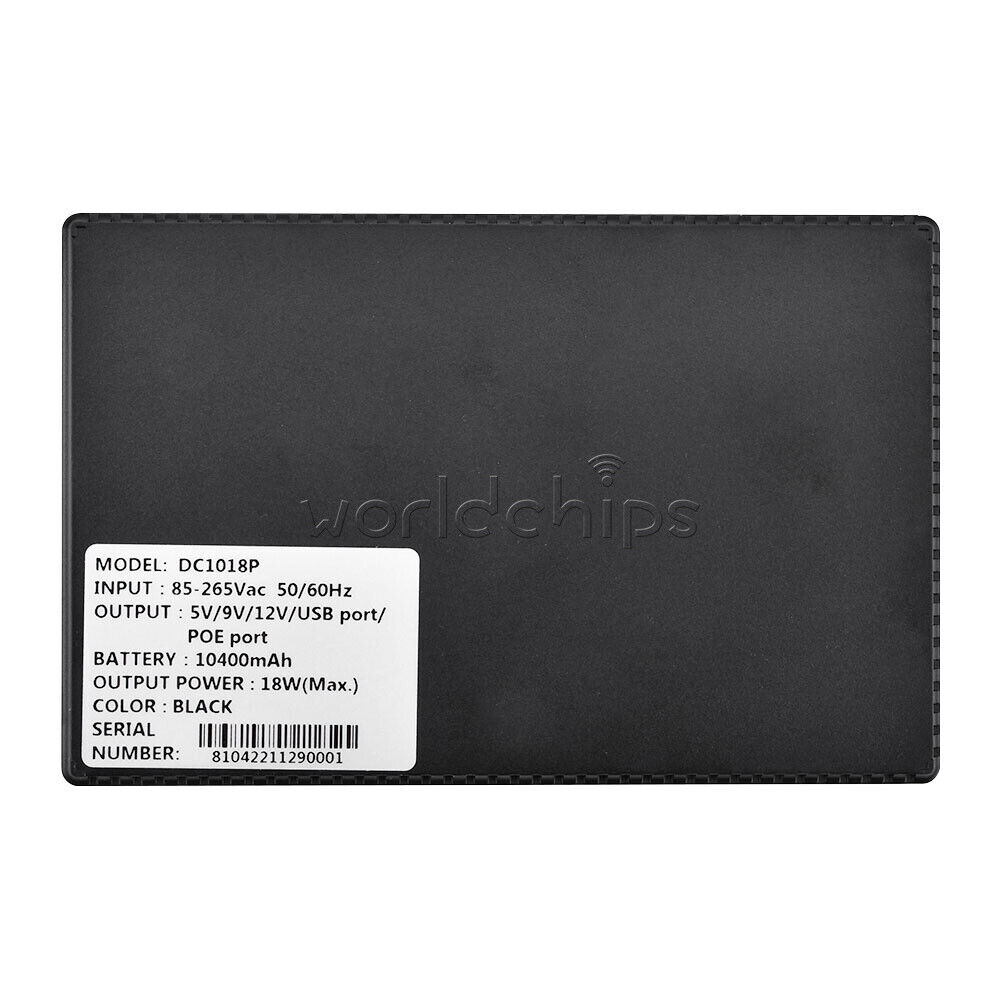 10400mAh Backup Power Supply for Routers and Devices
