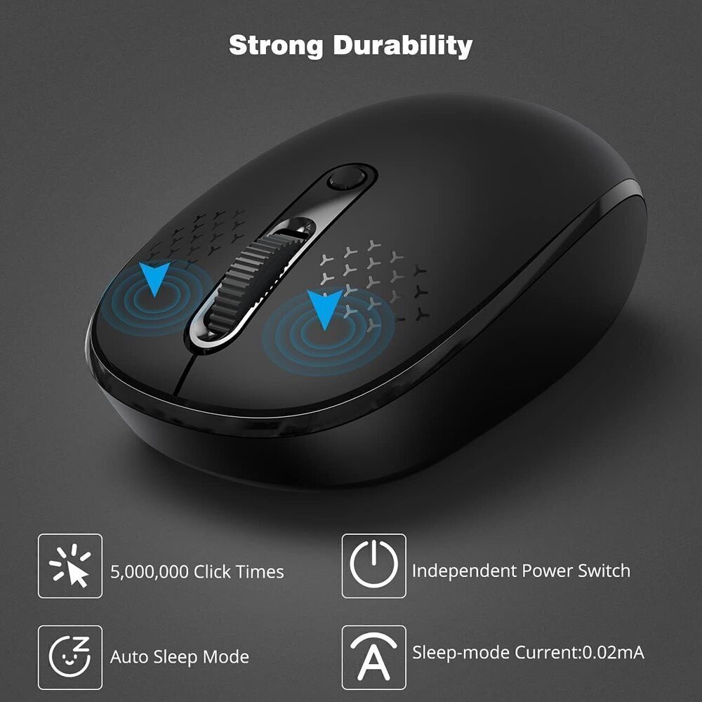 Wireless 2.4GHz Optical Mouse with USB Receiver