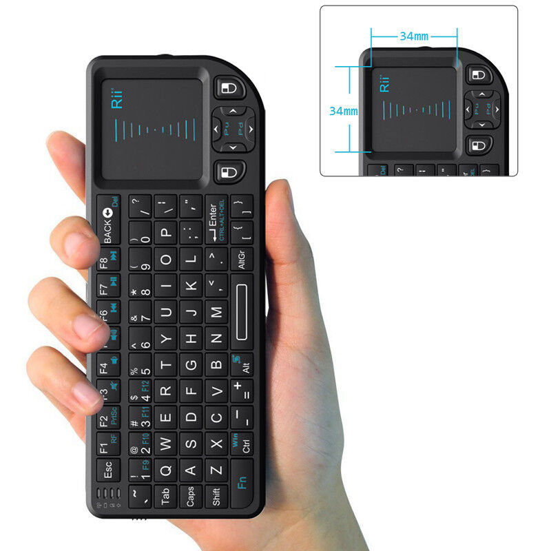 Rii X1 2.4Ghz Wireless Mini Keyboard for PC, Smart TV, and Raspberry Pi