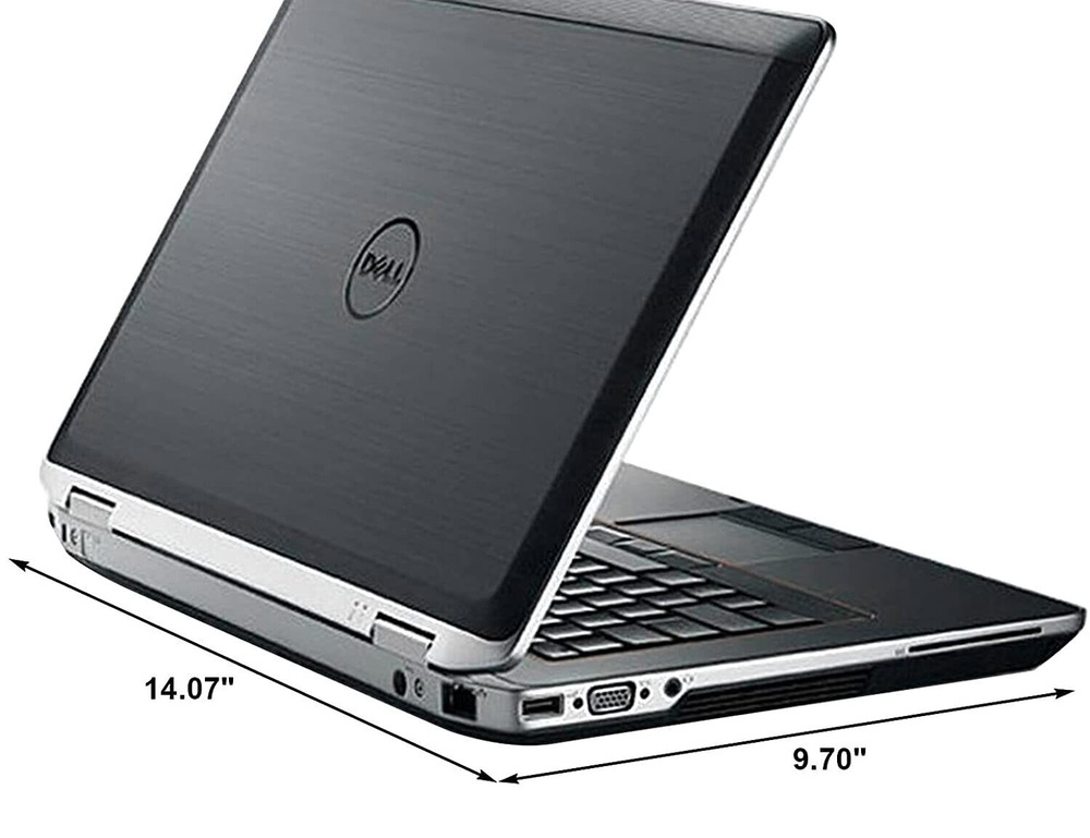 14" Dell Latitude Laptop with CD/DVD Drive, Intel i5, 16GB RAM, 500GB HDD