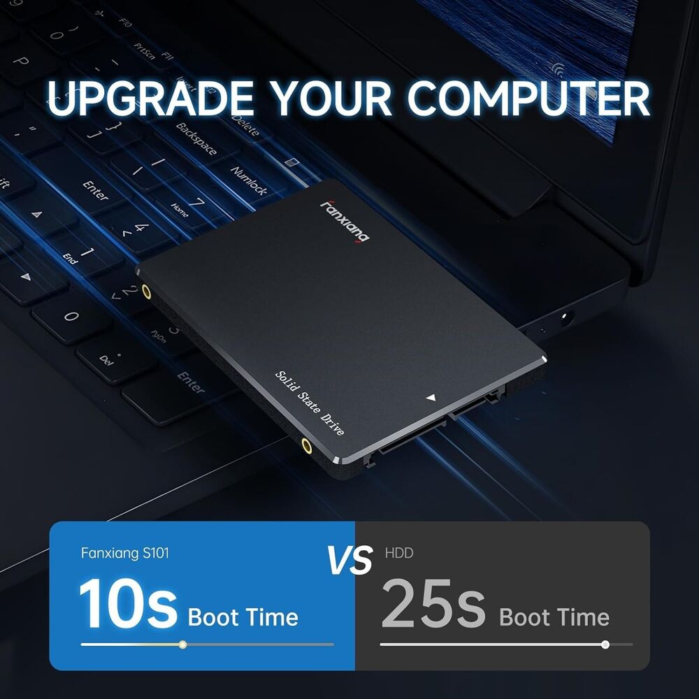 FanXiang S101 256GB 3D NAND SSD - High-Speed SATA III Storage