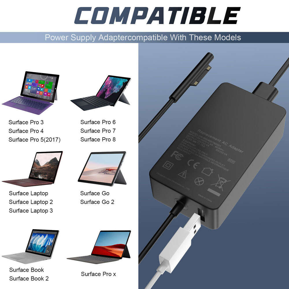 Microsoft Surface Pro AC Adapter Charger
