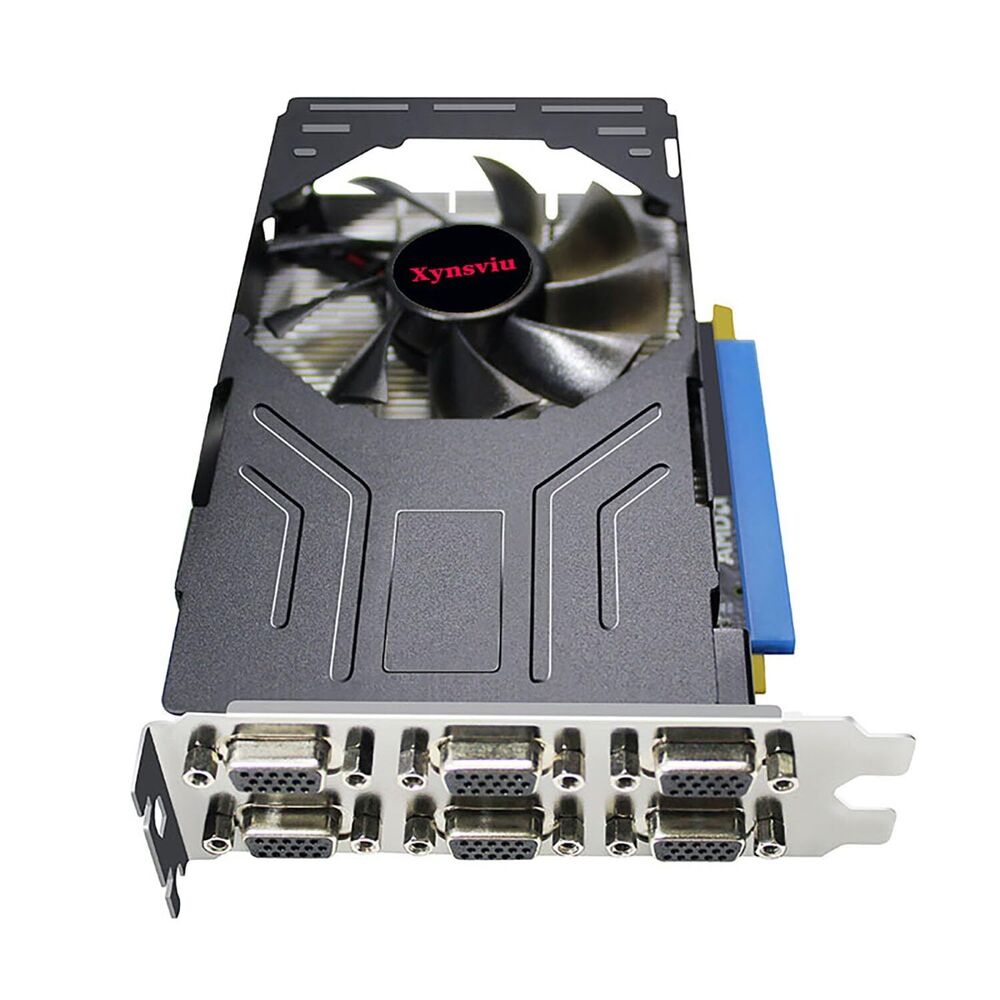 Xynsviu Radeon R7 350 4G Graphics Card - 6-VGA Output