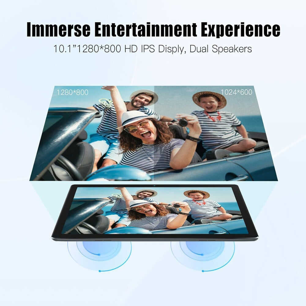 Anmesc 10 Inch Android Tablet with HD+ IPS Screen