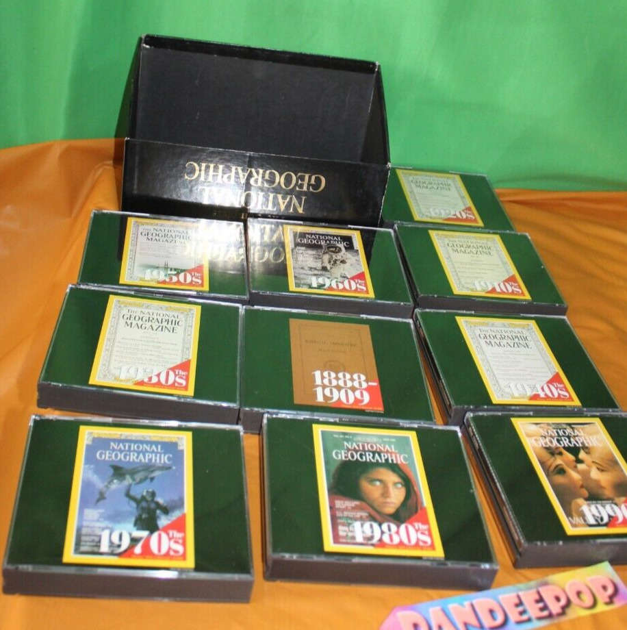 National Geographic Complete CD Rom Box Set 31 Discs