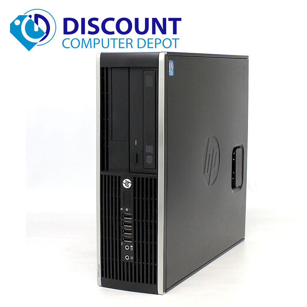 HP Desktop Computer PC i5 8GB RAM 1TB HDD Dual 22" Monitors