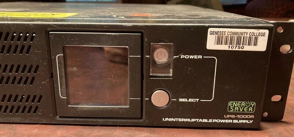 Middle Atlantic UPS-1000R Uninterrupted Power Supply - Reliable Backup Power Solution