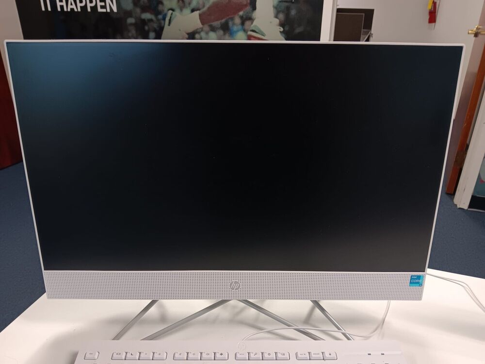 HP 24-df1046 23.8" All-in-One Desktop PC with Intel Core i3-1115G4, 3GHz, 256GB SSD, 8GB RAM