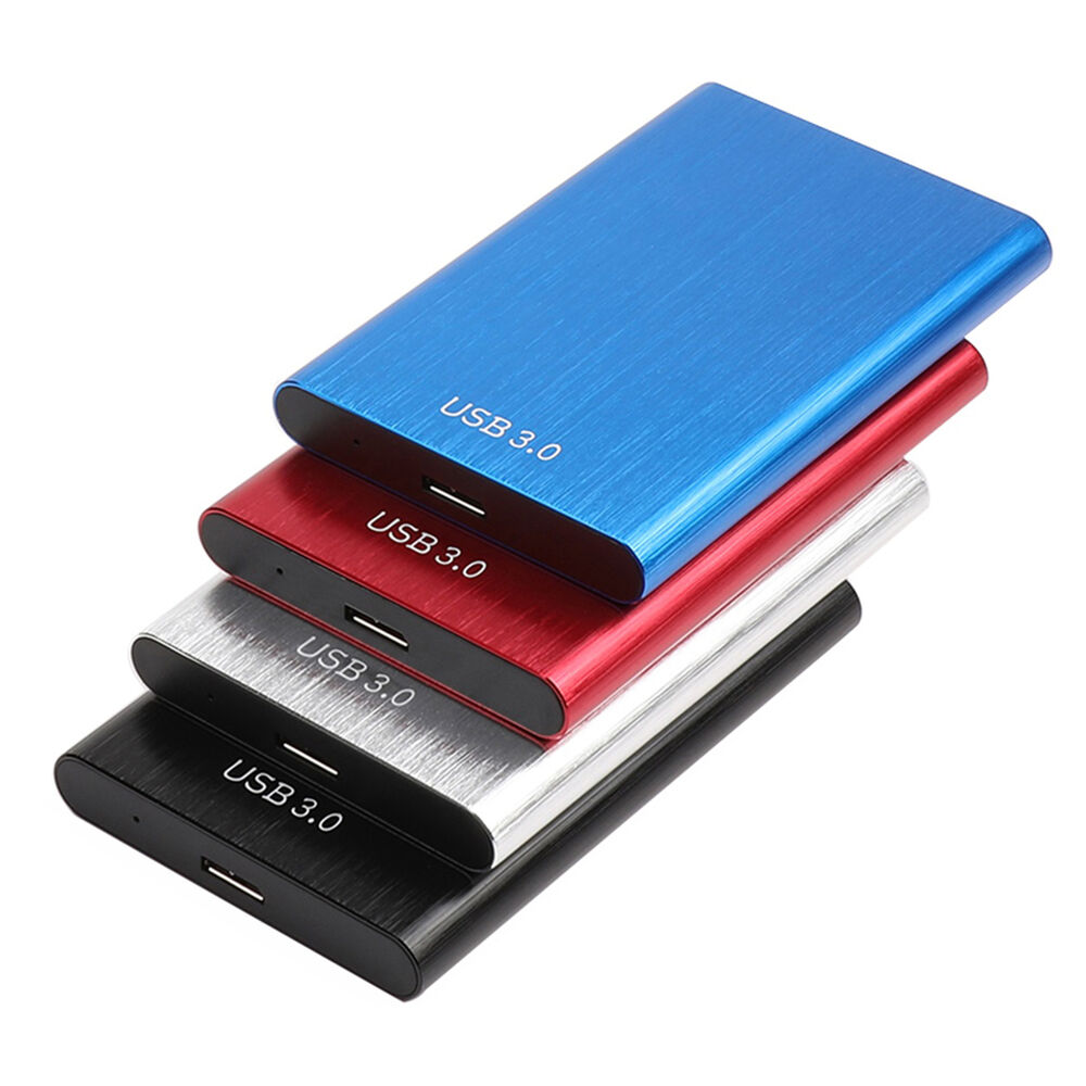 Ultra-Fast USB 3.0 Portable External Hard Drive - 1TB/2TB/4TB