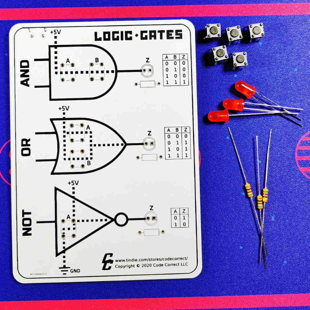 Interactive Logic Gates Learning Set (Assembly Required)