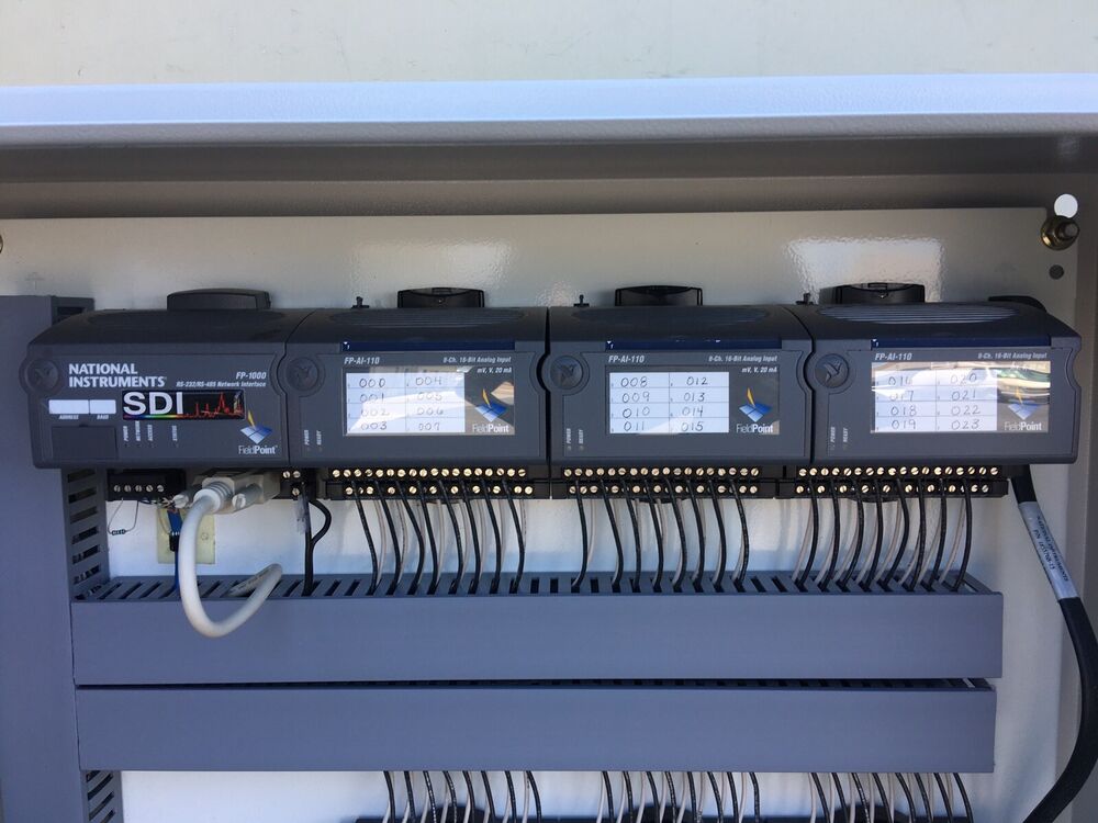 National Instruments NI FP-1000 & FP-AI-110 FieldPoint Network Interface Box