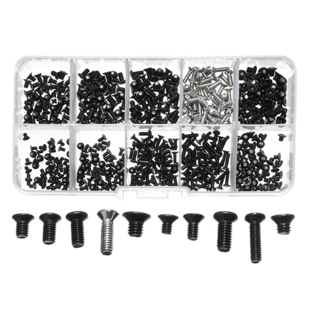 500 Pieces Computer DIY Screw Kit - M2, M2.5, M3 for Motherboards
