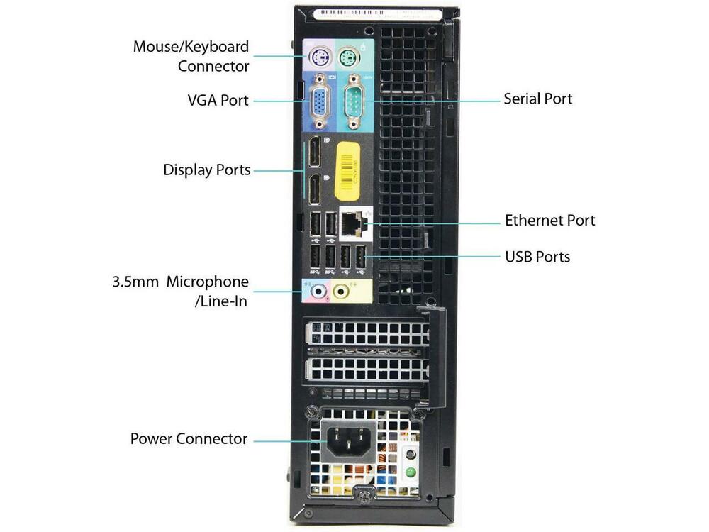 Dell Optiplex 7010 Business Desktop Computer with 16GB RAM, 2TB HDD, USB 3.0, Windows 10 Pro