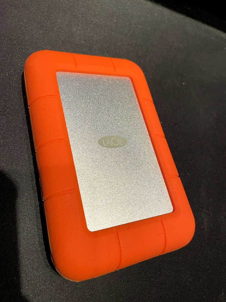 LaCie Rugged LRD0TU1 Thunderbolt 2 & USB External Hard Drive - High-Performance Storage