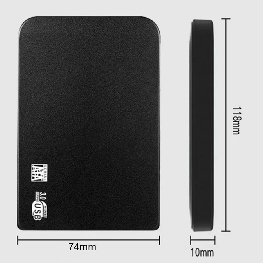 1/2/4TB High-Speed USB 3.0 External Hard Drive - Plug and Play Storage Solution