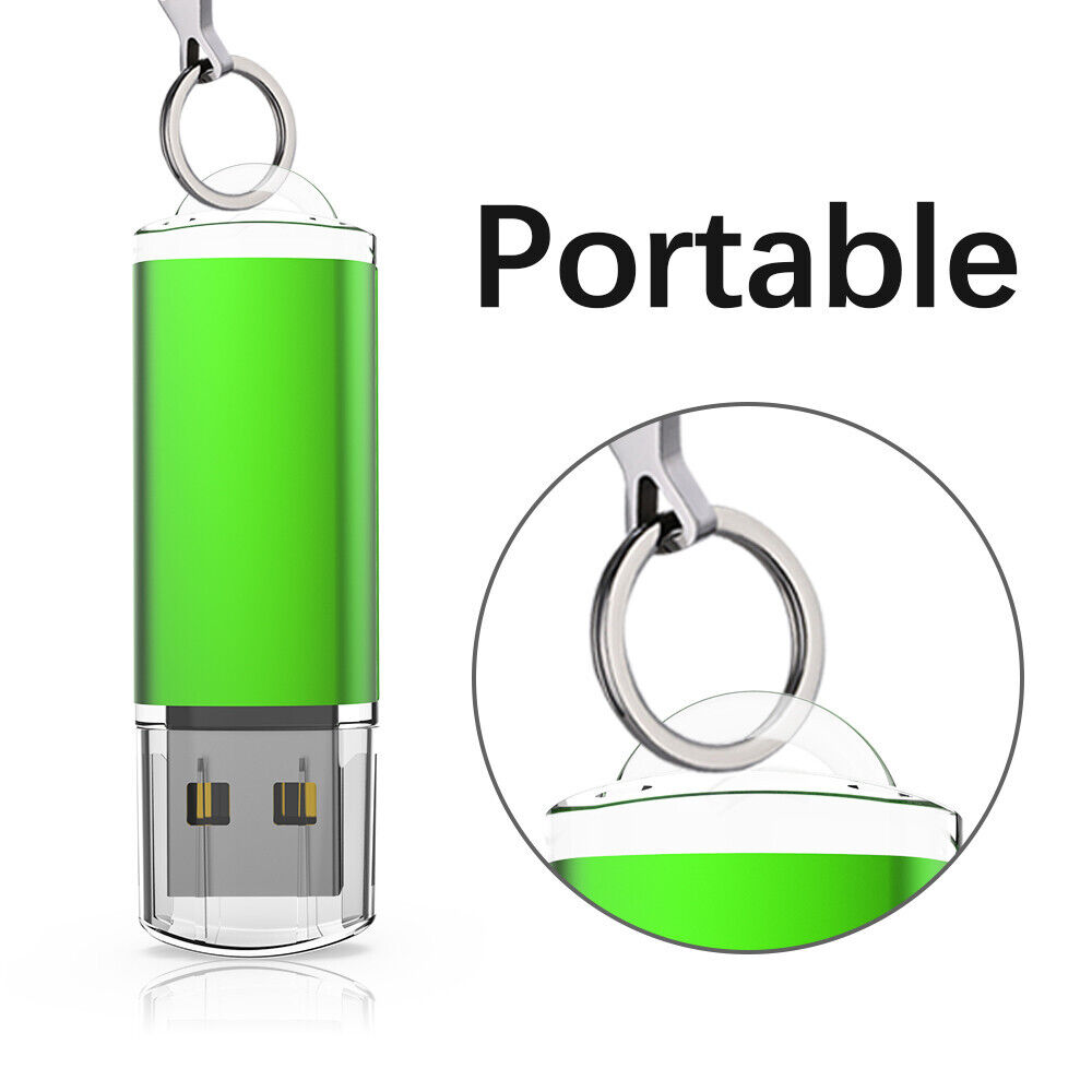 High-Capacity USB 2.0 Flash Drives - 2GB to 64GB Options