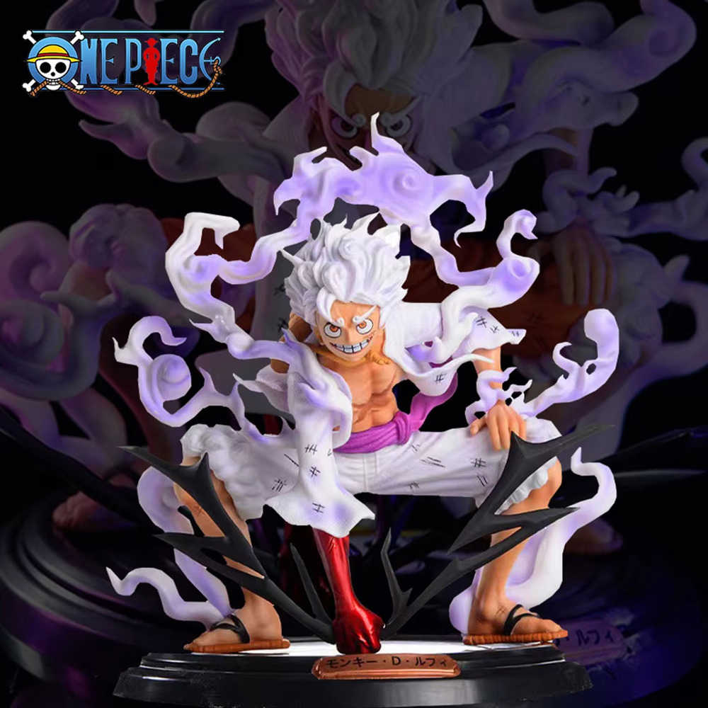 20cm One Piece Figure Nika Luffy Gear 5 Sun God Nika Luffy