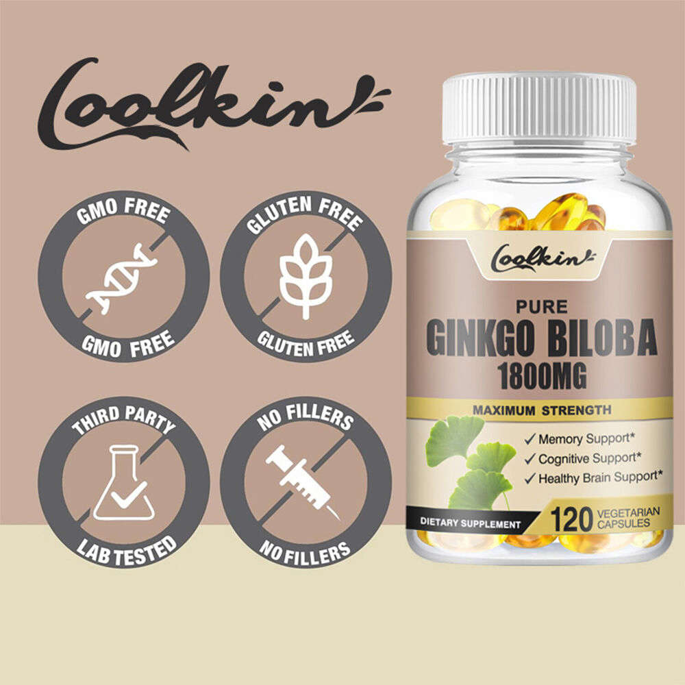 Ginkgo Biloba 1800mg - Boost Memory & Cognitive Function