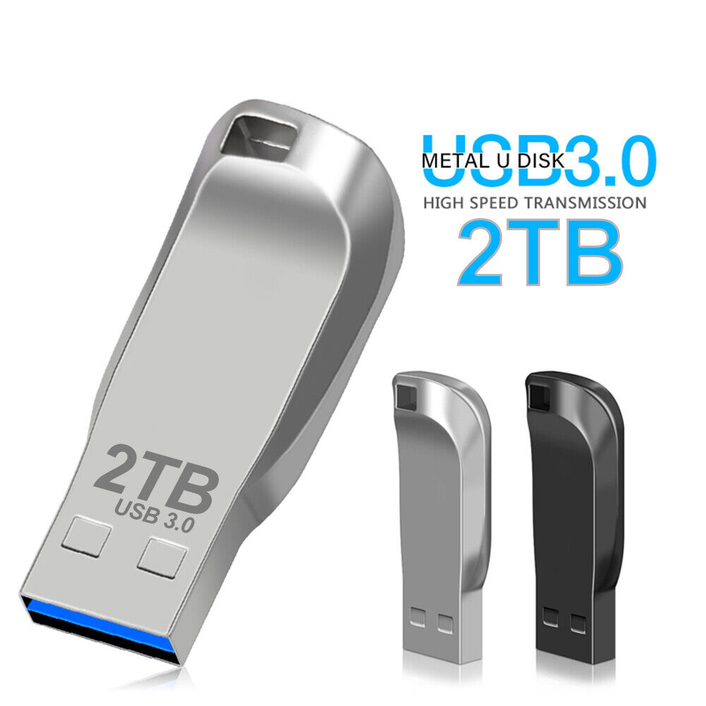 High-Capacity USB 3.0 Flash Drive - 1TB/2TB Storage for PC and Laptop