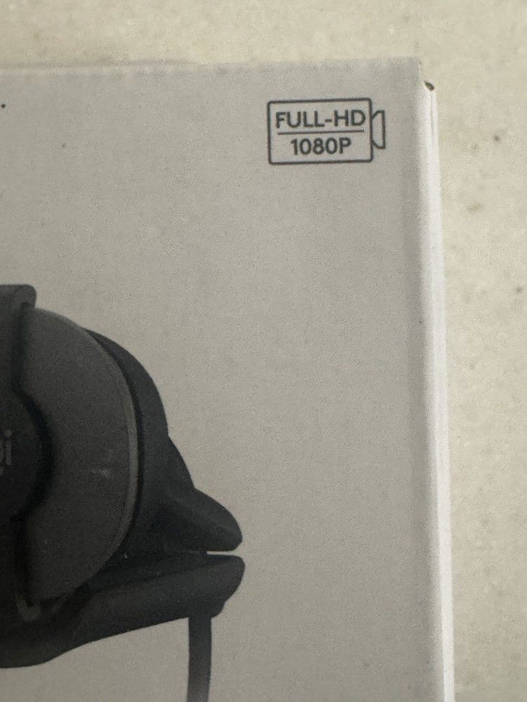 Logitech Brio 100 Webcam - Full HD 1080p, Black, New Sealed