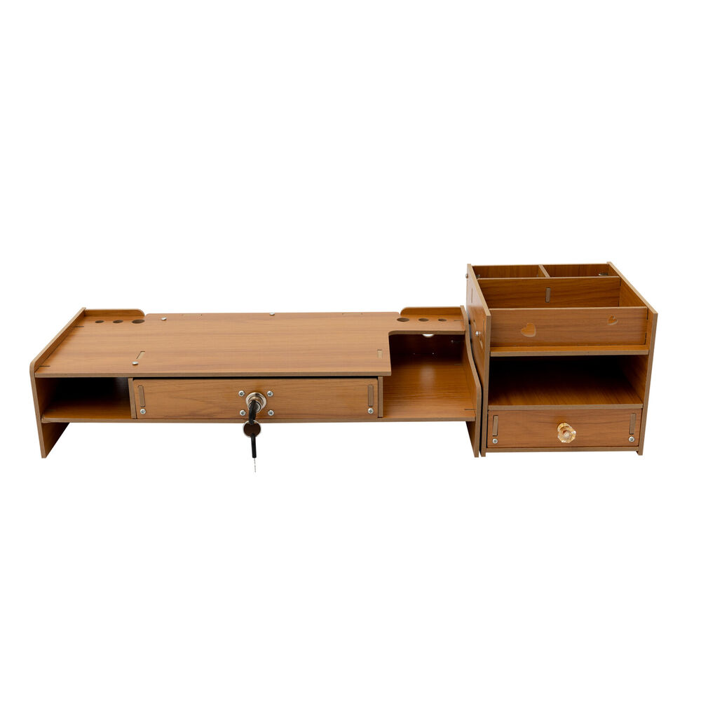 Ergonomic Rectangle Monitor Stand with Riser for Enhanced Workspace