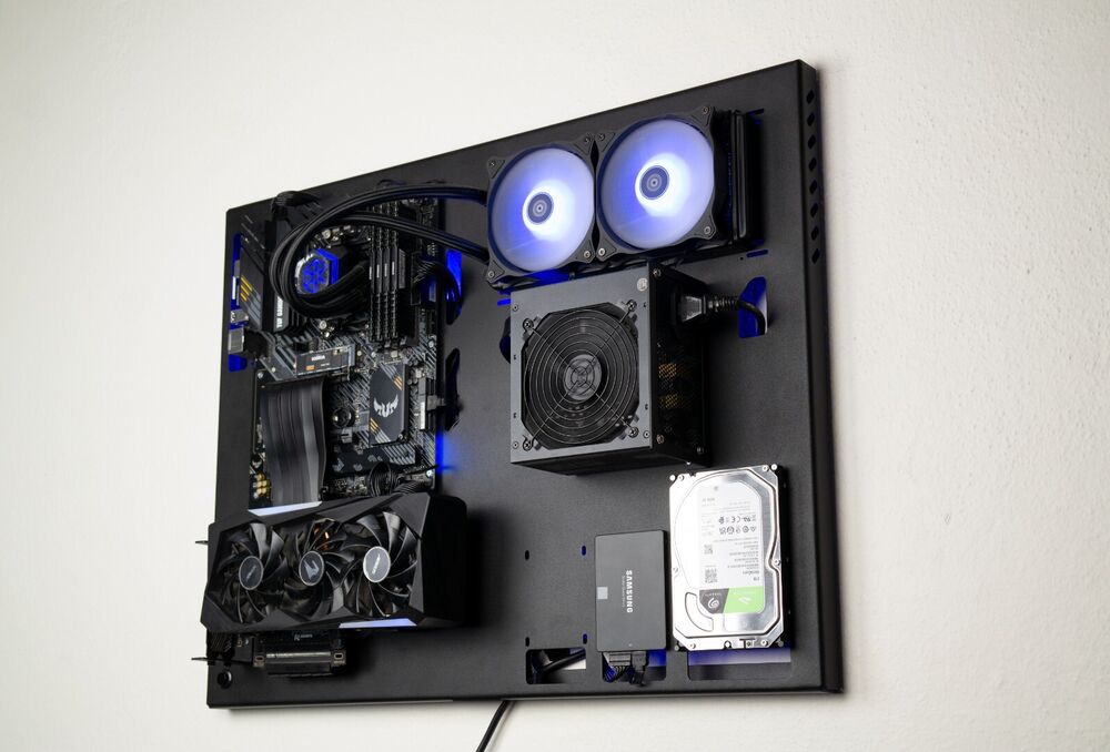 Space-Saving Wall Computer Case