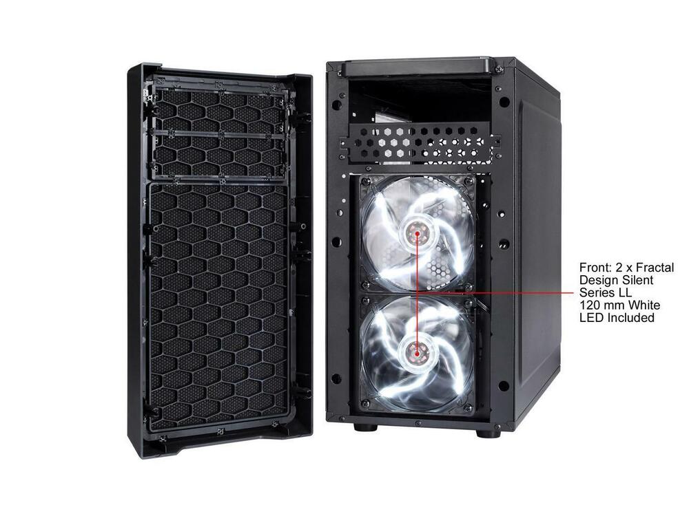 Fractal Design Focus G Mini Black MicroATX Mid Tower Computer Case