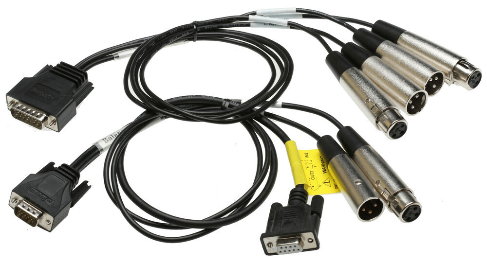 Digigram VX222e 24bit 192KHz AES Digital Broadcast Audio PCIe Card with XLR Cables
