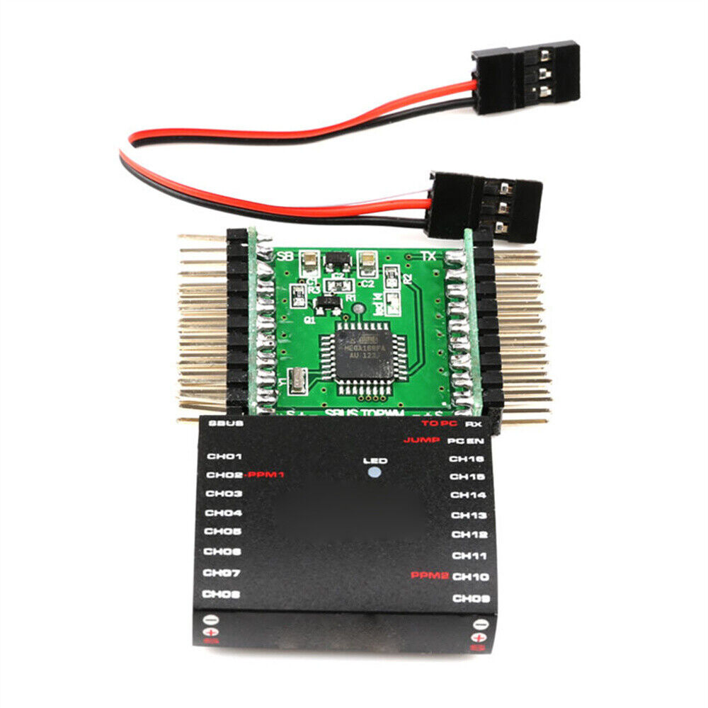 DIY SBUS to 16-Channel PWM Converter with Two-Way PPM