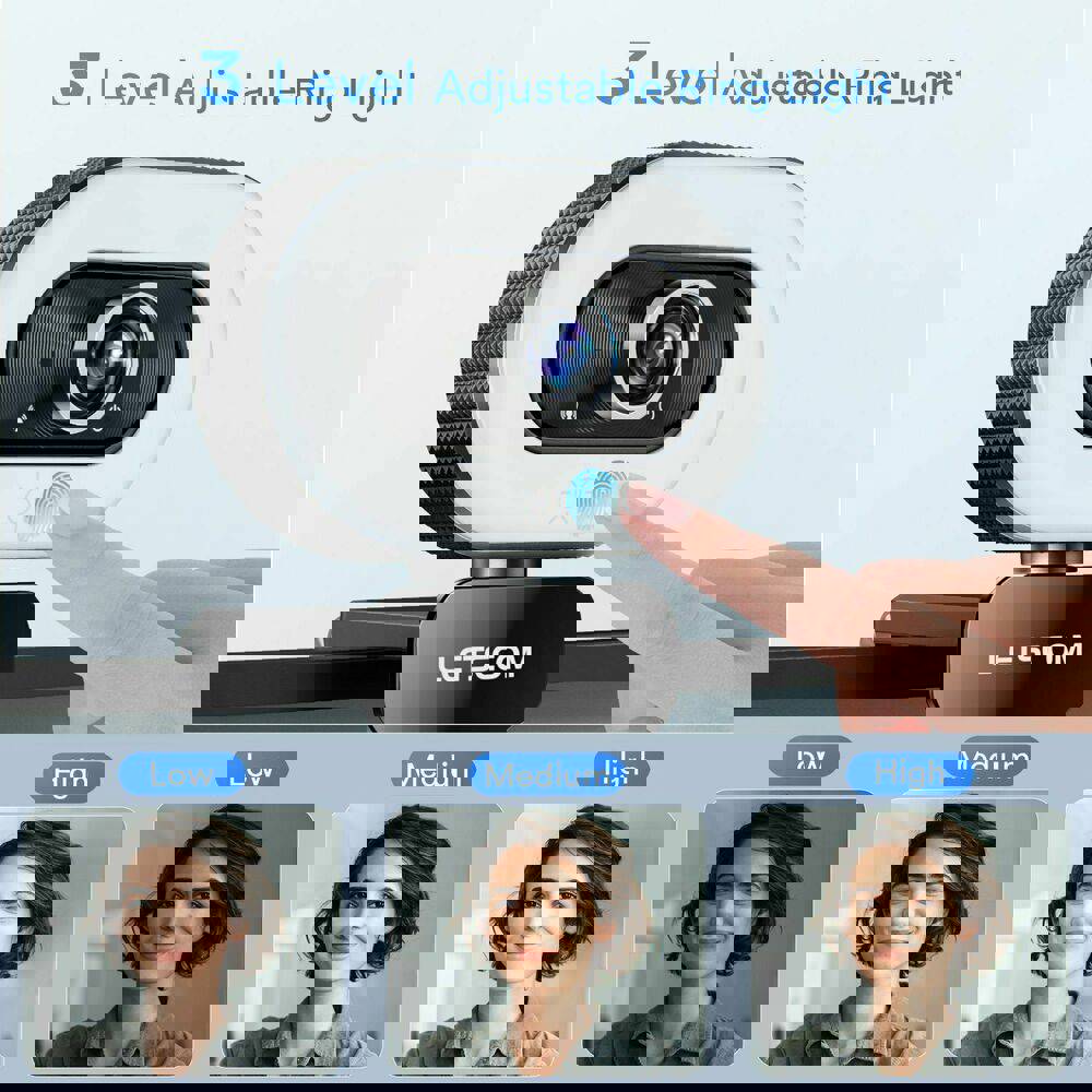 1080P HD Webcam with Microphone for PC and Laptop