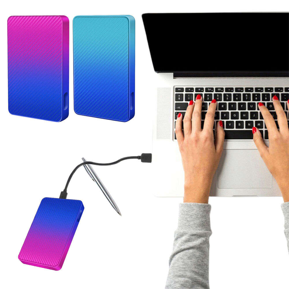 High-Capacity Portable External Hard Drive with USB Connectivity