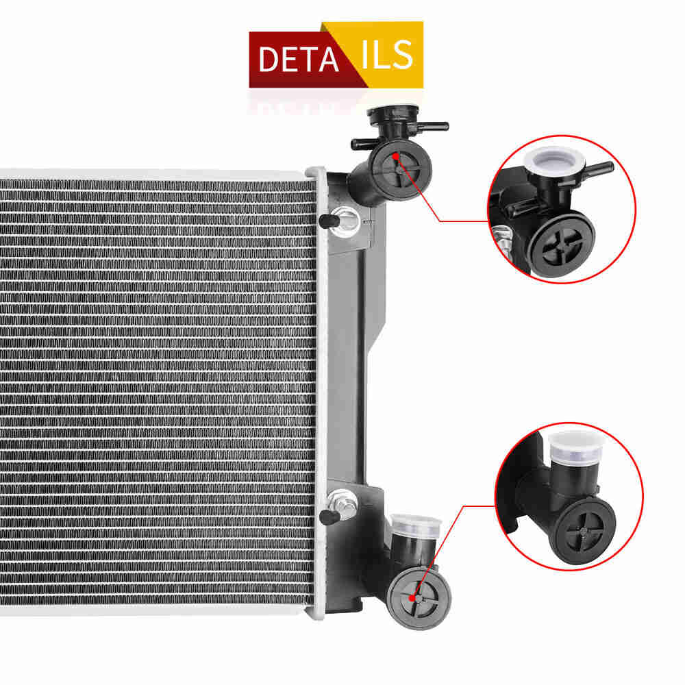 Upgraded Radiator & AC Condenser Combo for 2009-2019 Toyota Corolla 1.8L AT