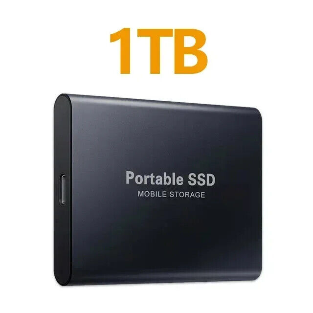 1TB High-Speed USB 3.1 Type-C External SSD