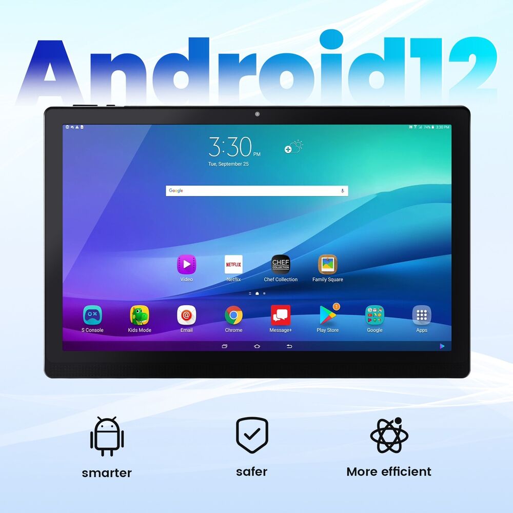 14 Inch Android 12 Tablet with 512GB Storage and 12GB RAM