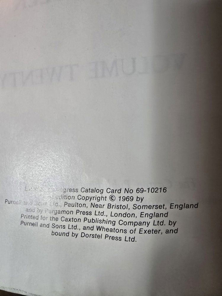 1969 THE NEW CAXTON ENCYCLOPEDIAS Complete 20 Volume Set