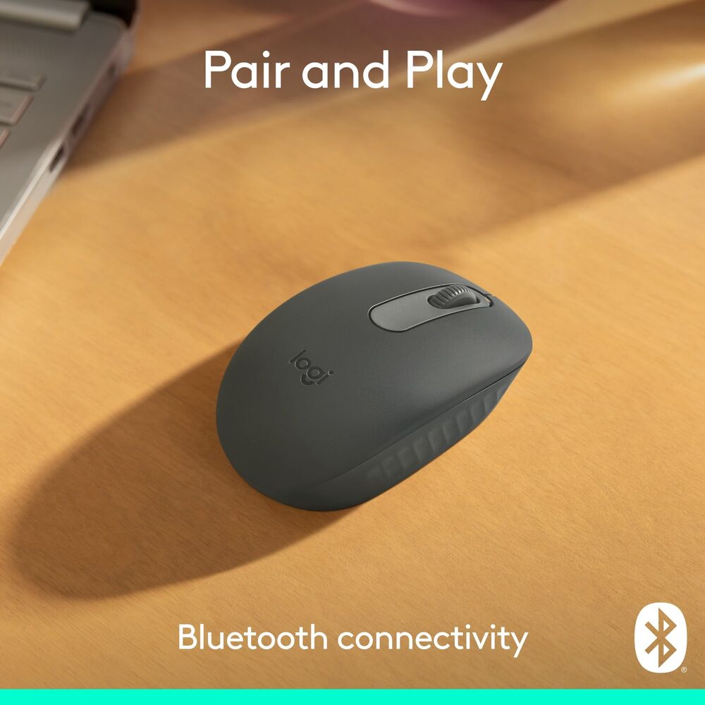 Logitech M196 Bluetooth Wireless Mouse - Compact, Lightweight, 3-Button