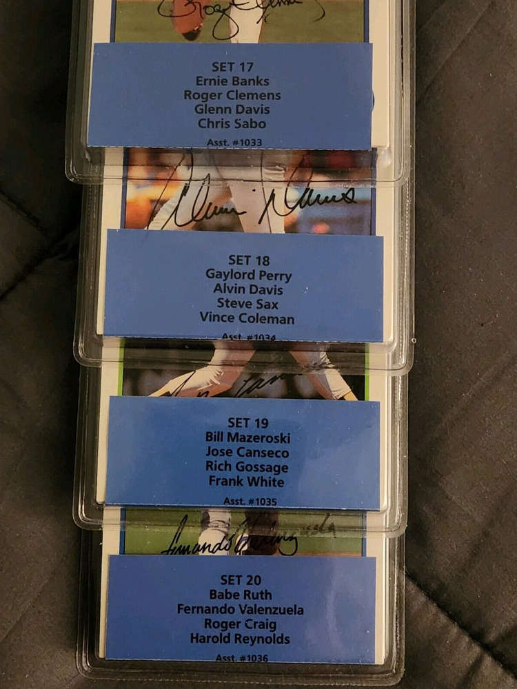 Topps Baseball Talk Sound Cards Complete Set 1-40 SEALED