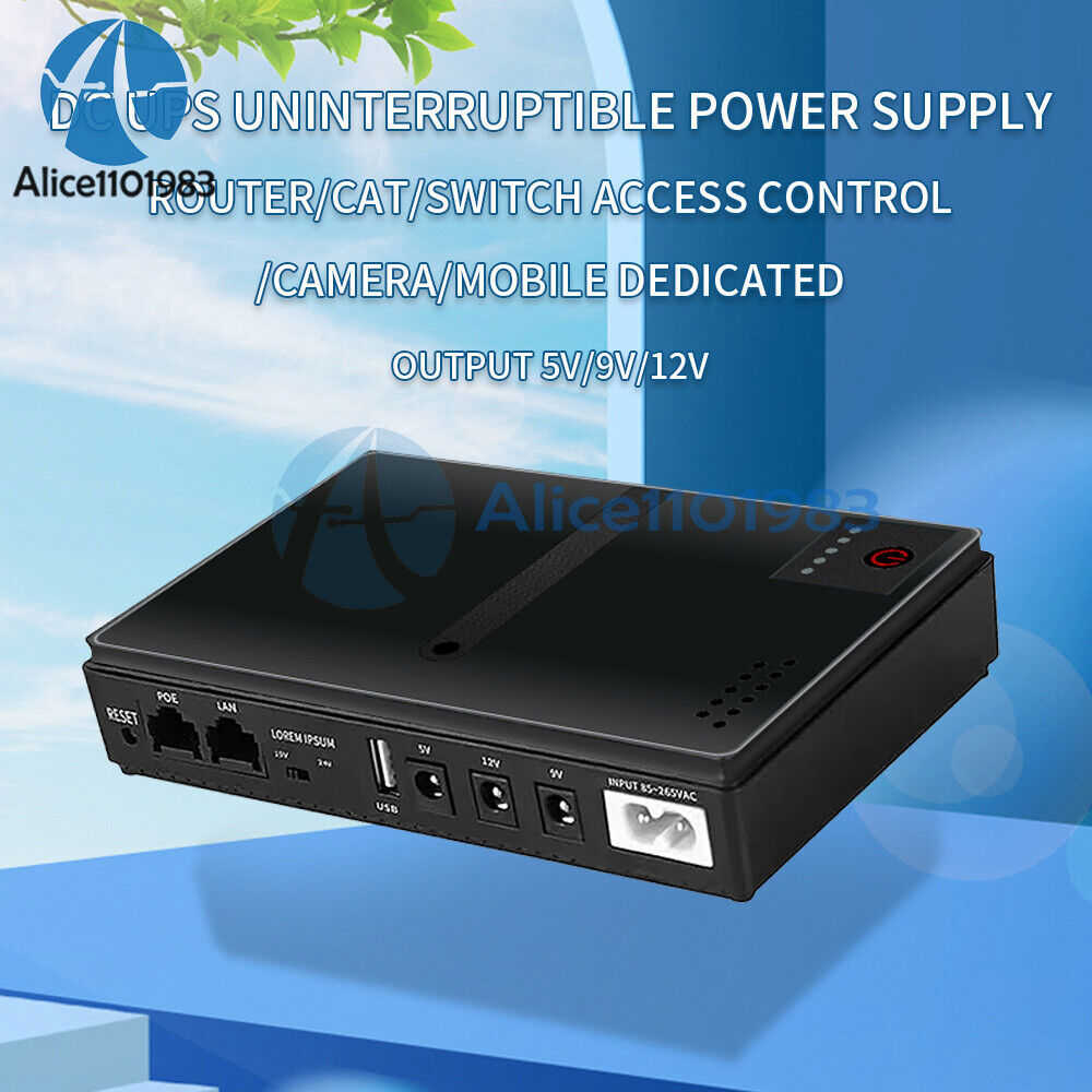 10400mAh UPS Battery Backup for Routers and Modems