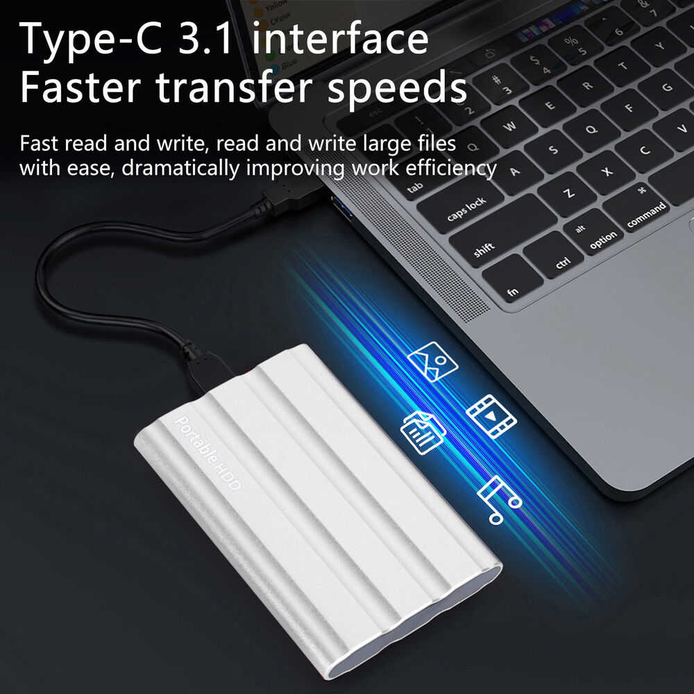 High-Capacity USB External Hard Drive - Easy Storage Solution