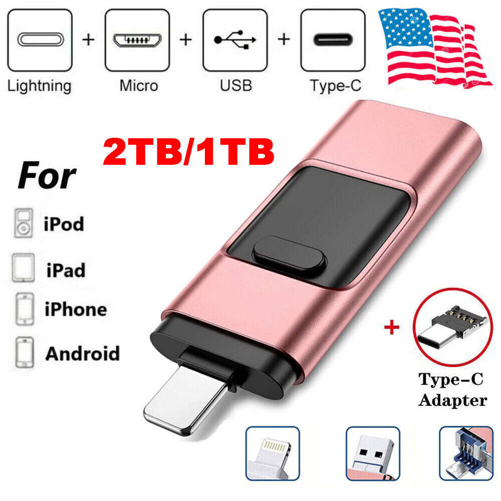 4in1 USB 3.0 Flash Drive - High Capacity Storage for Multiple Devices