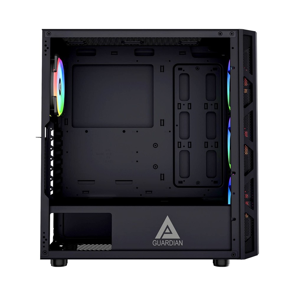 Guardian Mesh Mid Tower Gaming Case with Tempered Glass